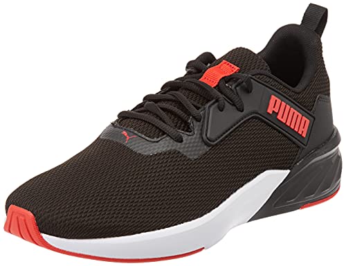 PUMA Erupter, Zapatillas para correr, para Hombre, Negro (Puma Black-Urban Red), 42 EU