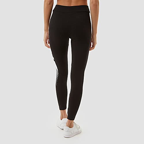 PUMA ESS Graphic Leggings Mallas Deporte, Mujer, Black, S