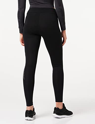 PUMA ESS Graphic Leggings Mallas Deporte, Mujer, Black, S