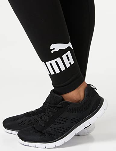 Puma Essentials Logo W Legging Deportivo de Talle Alto, Mujer, Negro, M