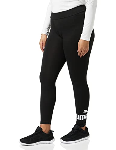 Puma Essentials Logo W Legging Deportivo de Talle Alto, Mujer, Negro, M