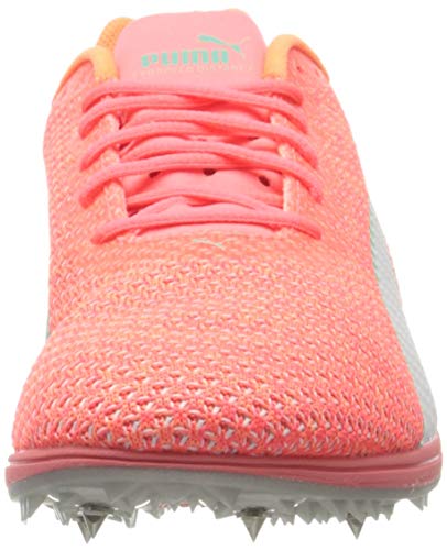 PUMA Evospeed Distance 8 Wn, Zapatillas de Atletismo Mujer, Rosa (Ignite Pink White/Green Glimmer), 38.5 EU