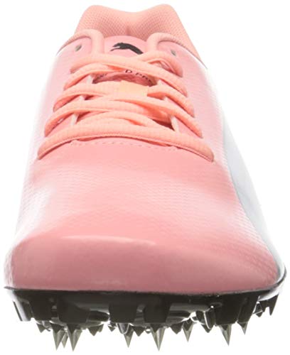 PUMA evoSPEED Prep Sprint 2, Zapatillas de Atletismo Unisex-Adulto, Rosa (Elektro Peach/Black/Silver), 37 EU