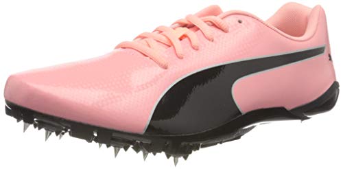 PUMA evoSPEED Prep Sprint 2, Zapatillas de Atletismo Unisex-Adulto, Rosa (Elektro Peach/Black/Silver), 37 EU