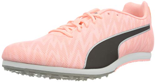 PUMA Evospeed Star 7, Zapatillas de Atletismo Unisex Adulto, Elektro Peach Negro Plata, 36 EU