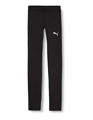 PUMA Liga Baselayer Long Tight Jr Pants, Unisex niños, Black, 128