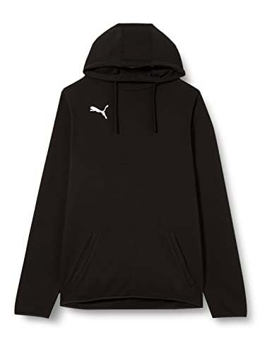 Puma Liga Casuals Hoody, Sudadera con Capucha para Hombre, Negro (Puma Black/Puma White), L