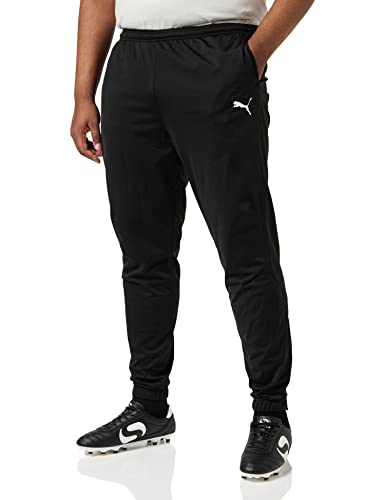 PUMA Liga Sideline Poly Core Pantalón, Hombre, Negro (Negro/Blanco), S