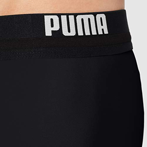 PUMA Logo Men's Swimming Trunks Bañador, Negro, S para Hombre