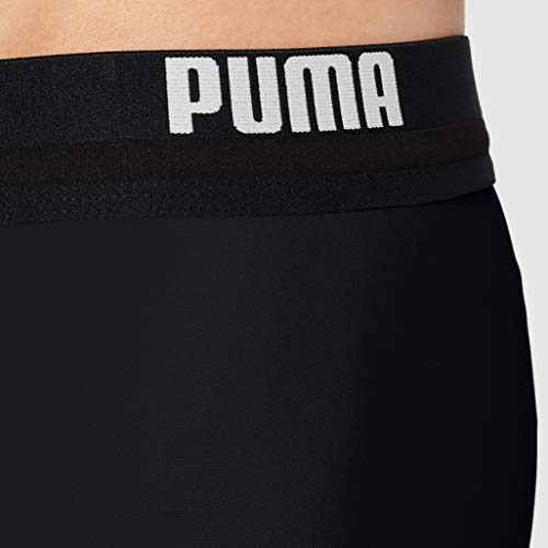 PUMA Logo Men's Swimming Trunks Bañador, Negro, S para Hombre
