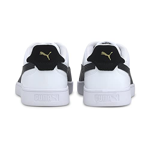 PUMA Shuffle, Zapatillas Unisex Adulto, Blanco (White Black Team Gold), 45 EU