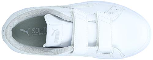 PUMA Smash V2 L V PS, Zapatillas, Blanco White White, 28 EU