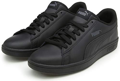 PUMA Smash v2 L, Zapatillas Bajas, para Unisex adulto, Negro (Puma Black-Puma Black), 44.5 EU