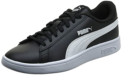 PUMA Smash v2 L, Zapatillas Bajas, para Unisex adulto, Negro (Puma Black-Puma White), 43 EU