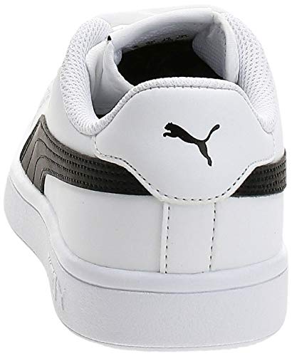 PUMA Smash v2 L, Zapatillas, para Unisex adulto, Blanco (Puma White-Puma Black), 40 EU