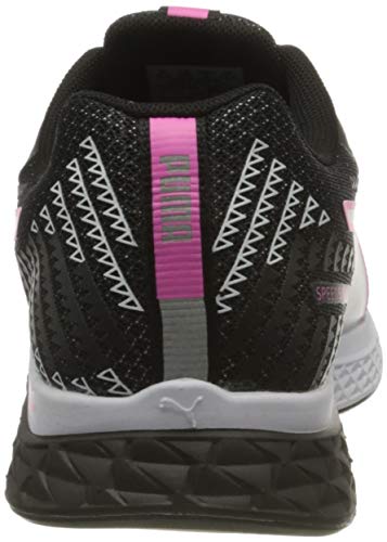 PUMA Speed Sutamina 2 Wn's, Zapatillas para Correr de Carretera Mujer, Negro Black White/Luminous Pink, 36 EU