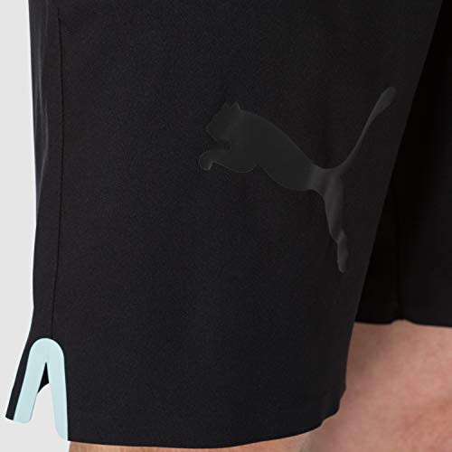 PUMA Swim Men's Laser Cut Long Shorts Bañador, Negro, L para Hombre