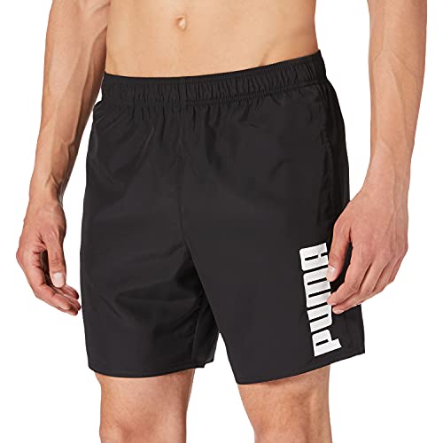 PUMA Swim-Pantalones Cortos para Hombre Bañador, Negro, S