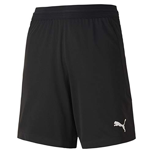 PUMA Teamfinal 21 Knit Shorts Jr Pantalones Cortos, Unisex niños, Puma Black, 164