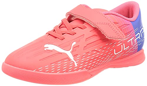 Puma Ultra 4.3 IT V Jr, Zapatillas de fútbol Sala, Sunblaze Whi, 28 EU