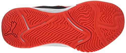 PUMA Varion V Jr, Zapato de tribunal interior, para Unisex niños, Rojo (Red Blast-Puma White-Puma Black), 33 EU