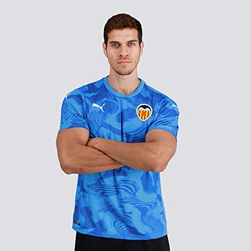 Puma Vcf 3rd Shirt Replica Camisetas, Hombre, Bleu Azur-Indigo Bunting, M