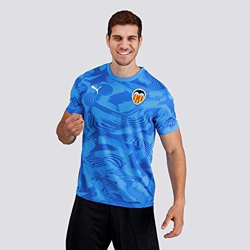 Puma Vcf 3rd Shirt Replica Camisetas, Hombre, Bleu Azur-Indigo Bunting, M