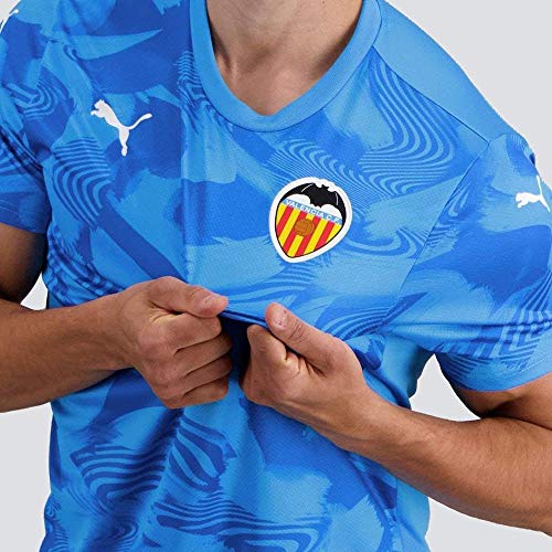 Puma Vcf 3rd Shirt Replica Camisetas, Hombre, Bleu Azur-Indigo Bunting, M