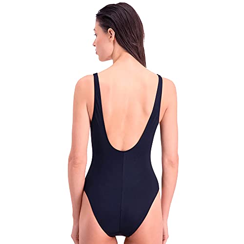 PUMA Women's Swimsuit Bañador de una Pieza, Marina, M para Mujer