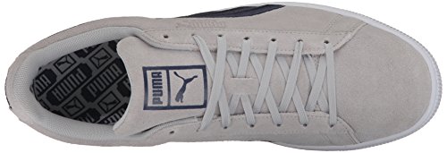 PUMA Zapatillas clásicas de ante para hombre, color azul Lapislázuli Puma negro, 9 M US, gris (Gray Violet-peacoat), 35.5 EU