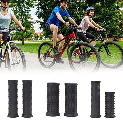 PuñOs Bicicleta MontañA Handarra de bicicleta empuñaduras antideslizante suave a prueba de golpes a prueba de golpes de la bicicleta de la bicicleta de la bicicleta para 22,2 mm mango largo y corto Pu