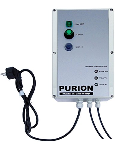PURION 1000 H Sistema UVC Desinfección Legionella con acondicionador de Agua UV con Sensor de monitoreo y válvula solenoide
