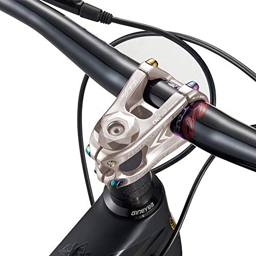 Pvnoocy - Manillar de bicicleta de montaña, vástago de 31,8, 50 mm, para la mayoría de bicicleta de montaña, bicicleta de carretera, MTB BMX