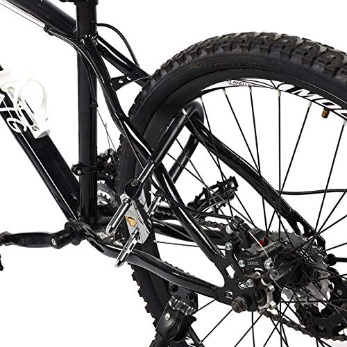 Pwshymi Bike U Lock Heavy Duty Antirrobo Bicicleta D Lock Cerraduras de Puerta de Vidrio para Carretera Bicicleta de montaña Motocicleta