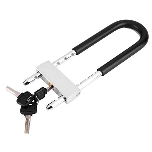 Pwshymi Bike U Lock Heavy Duty Antirrobo Bicicleta D Lock Cerraduras de Puerta de Vidrio para Carretera Bicicleta de montaña Motocicleta