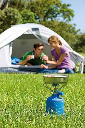 QBAK Hornillo Camping Gas Cocina Acampada Campo Playa + Cartucho 190g