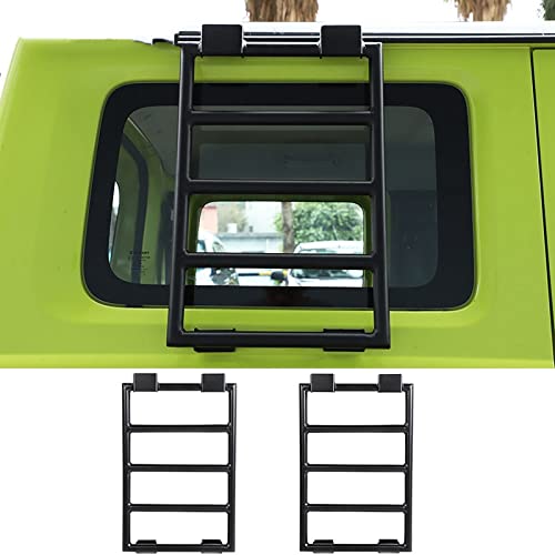 QCYSTBTG Escalera de Escalada de extensión de Ventana Trasera de Coche de Hierro, Marcos Protectores, Accesorios Exteriores, para Suzuki Jimny 2019-2021