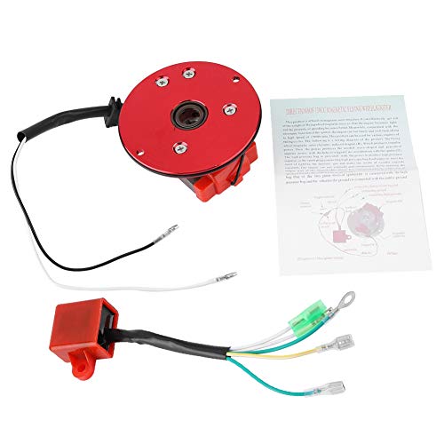 Qiilu Kit de Rotor Interno de Rendimiento Magneto, Rotor de Bobina Magneto CDI 110cc 125cc 140cc Motor de Alta Velocidad con Embrague