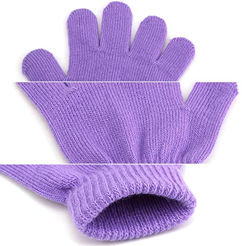 QKURT 6 Pares Guantes de Invierno para Niños,Invierno Guantes Guantes Calientes Guantes de Dedos completos para Niños Niñas