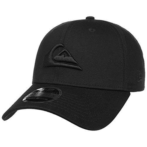 Quiksilver Mountain & Wave Gorra New Era Elástica, Hombre, Negro, M/L