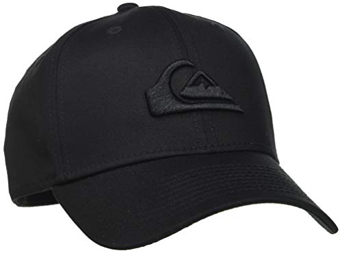 Quiksilver Mountain & Wave Gorra New Era Elástica, Hombre, Negro, M/L