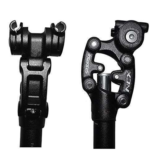 QYWSJ Nuevo SR SUNTOUR SP12-NCX, Poste del Asiento de Suspensión, 27.2 * 350 mm 31.6 * 350 mm, Negro, Plata