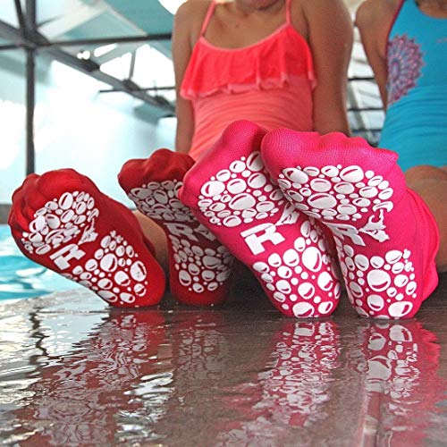 R-evenge Calcetines Deportivos Swimming Pool Junior Fucsia/Blanco EU 25-29