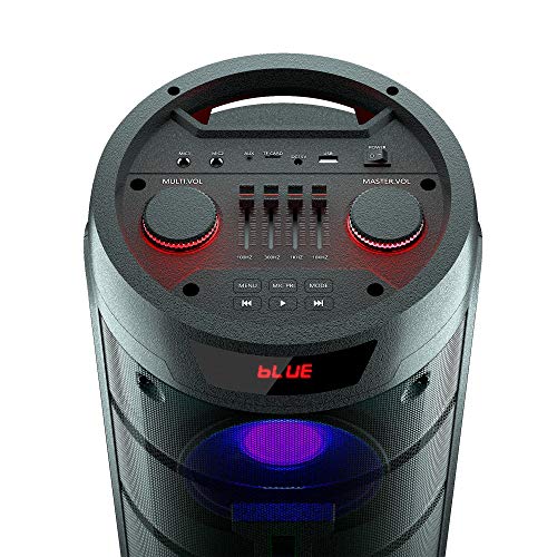 R-Music - RM311685 - Booster XL - Altavoz inalámbrico de 1000 W con Efecto Luminoso - Sonido 360 - Funciona con batería de 5 Horas de autonomía - Entrada USB & Jack - Micro Incluido