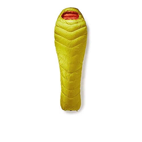 Rab Neutrino Pro 200 - Saco de Dormir, Color Sulphur, tamaño LH