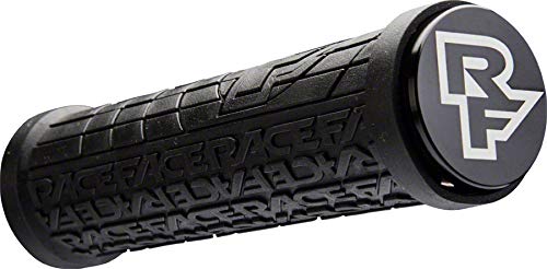 Race Face Grippler Lock-On - Puños para Bicicleta, Color Negro