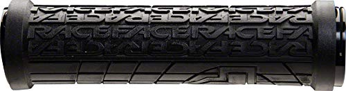 Race Face Grippler Lock-On - Puños para Bicicleta, Color Negro