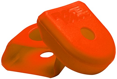 Race Face Protector de bielas Boot Pedal, Color Naranja