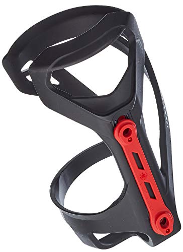 RaceOne Portabotellas para Bicicleta, Unisex Adulto, Negro/Rojo, Talla Única