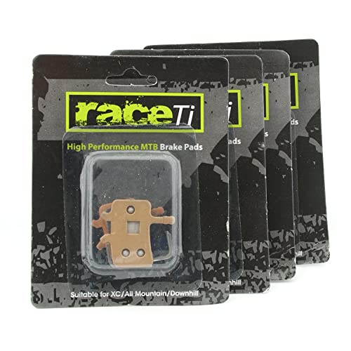 raceTi Pastillas de freno para adaptarse a Avid Juicy 3 5 7 BB7 sinterizadas - Compuesto duro cuatro pares. Compuesto sinterizado - Para agotar las condiciones de invierno húmedo y seco